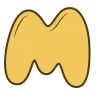 ☀️ Эмодзи «Жёлтые буквы» для Telegram