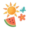 ☀️ Эмодзи «𝕕𝕠𝕠𝕕𝕝𝕖 𝟚» для Telegram