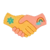 🤝 Эмодзи «𝕕𝕠𝕠𝕕𝕝𝕖 𝟚» для Telegram