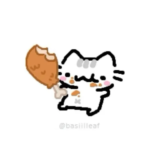 🐱 Стикер «Doodle cats» для Telegram