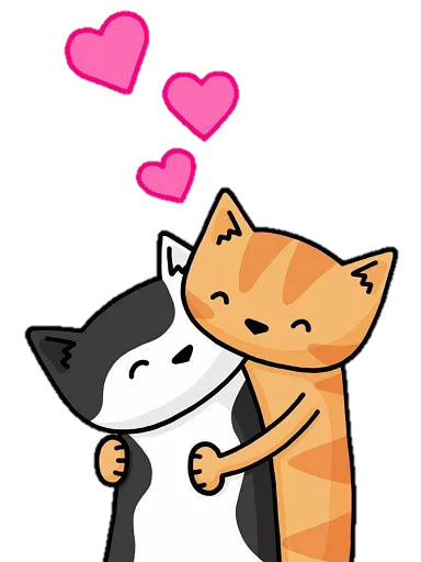 Стикерпак doodlecats для Telegram — скачать
