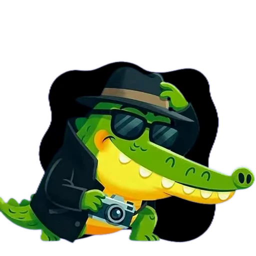📷 Стикер «Doodle Gator» для Telegram