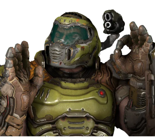 👌 Стикер «Doom Rip & Tear» для Telegram