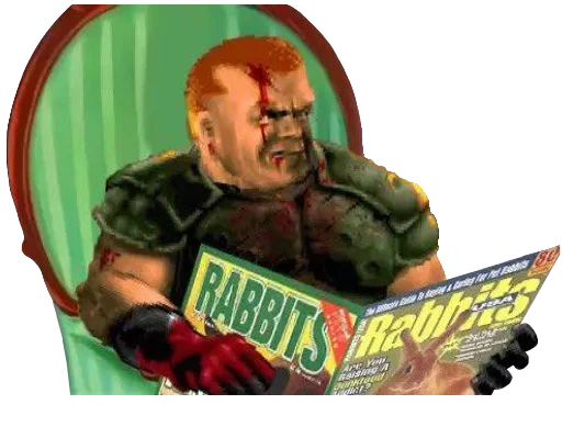 🤨 Стикер «Doom Rip & Tear» для Telegram