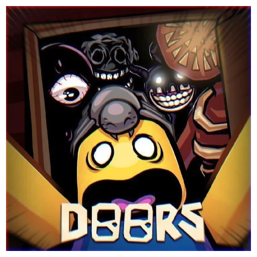 😃 Стикер «Doors роблокс» для Telegram