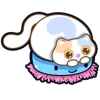 😀 Эмодзи «Douhua Cat» для Telegram