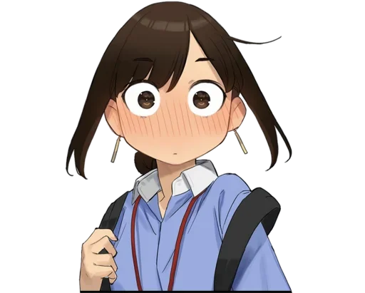 😳 Стикер «Ganbare Douki-chan» для Telegram