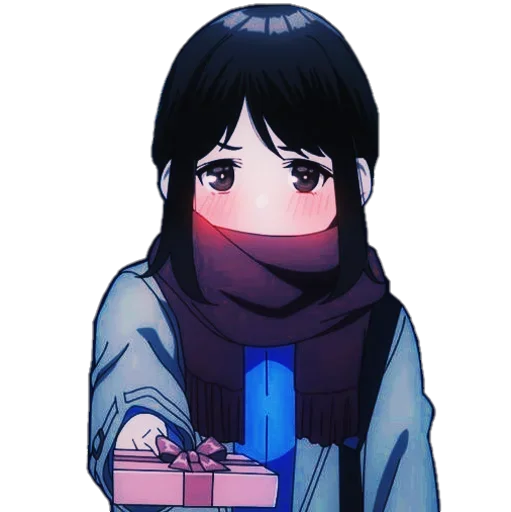 😍 Стикер «Ganbare Douki-chan» для Telegram