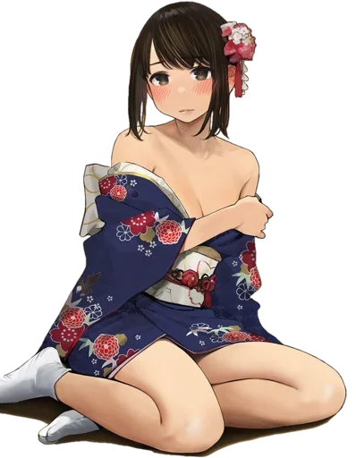 😍 Стикер «Ganbare Douki-chan» для Telegram