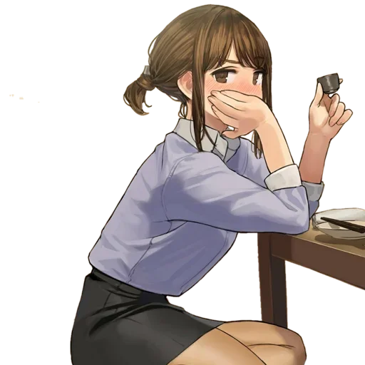 😍 Стикер «Ganbare Douki-chan» для Telegram