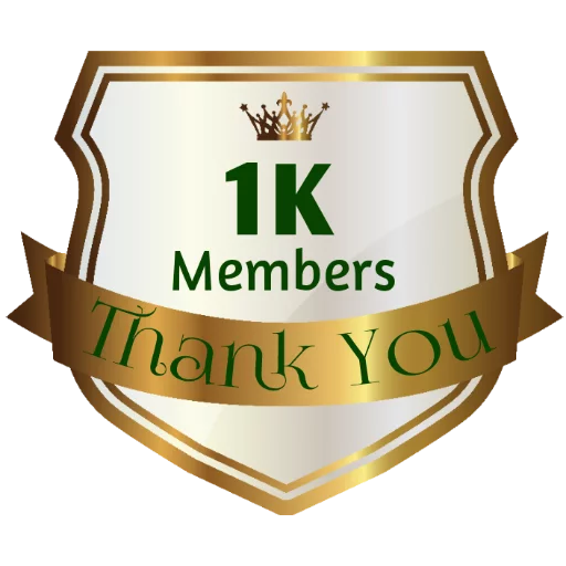 ⚜ Стикер «- Thank You Members» для Telegram