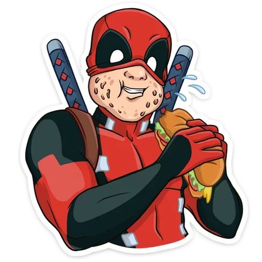 🍔 Стикер «Deadpool» для Telegram