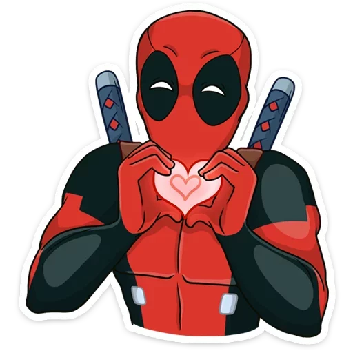 ❤️ Стикер «Deadpool» для Telegram