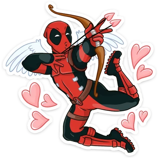 ❤️ Стикер «Deadpool» для Telegram
