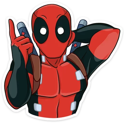 ☝️ Стикер «Deadpool» для Telegram
