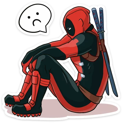 ☹️ Стикер «Deadpool» для Telegram