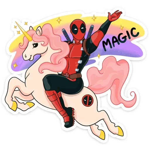 🦄 Стикер «Deadpool» для Telegram