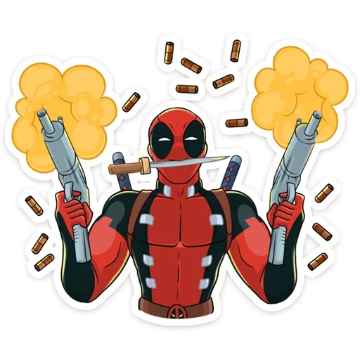 🔫 Стикер «Deadpool» для Telegram