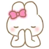 🎀 Эмодзи «૮ Зайка Пинки» для Telegram