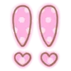 🎀 Эмодзи «૮ Зайка Пинки» для Telegram