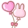 🎀 Эмодзи «૮ Зайка Пинки» для Telegram