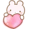 🎀 Эмодзи «૮ Зайка Пинки» для Telegram