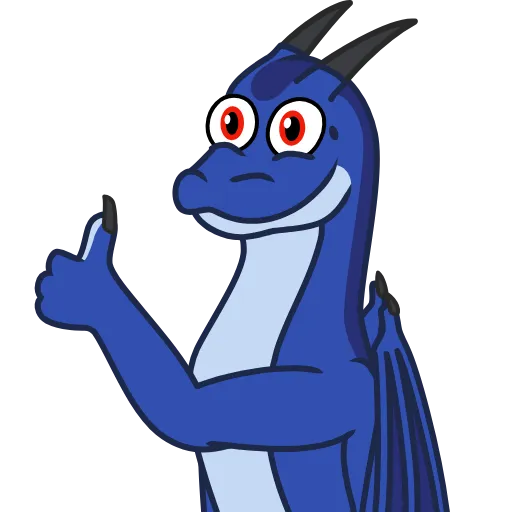 😋 Стикер «Animated Dragon» для Telegram