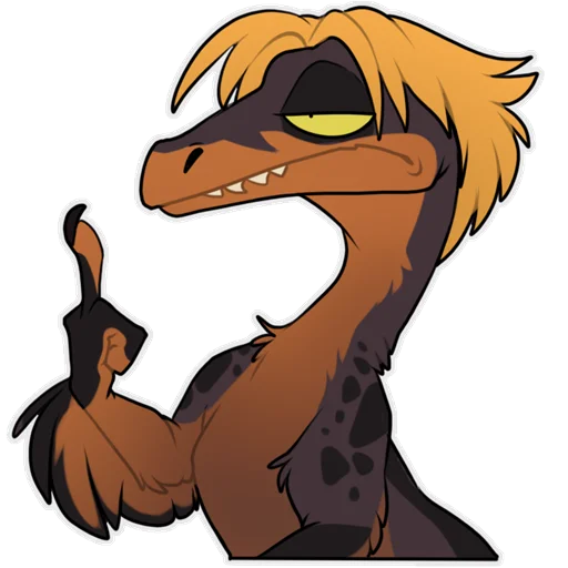 😶 Стикер «Zazush the dragon» для Telegram