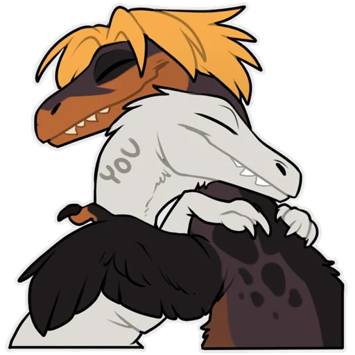 ❤️ Стикер «Zazush the dragon» для Telegram