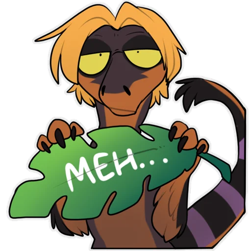 😒 Стикер «Zazush the dragon» для Telegram