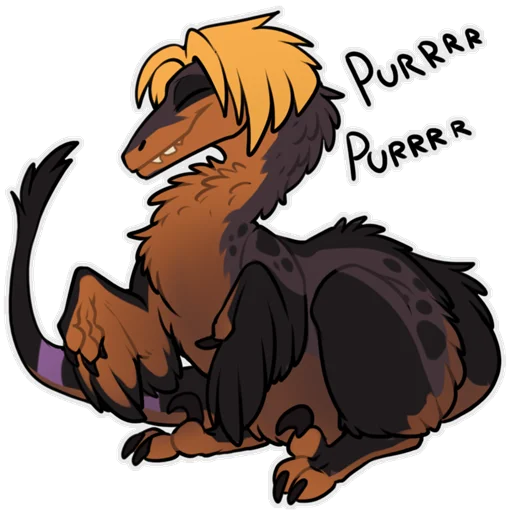 ☺️ Стикер «Zazush the dragon» для Telegram