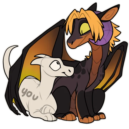☺️ Стикер «Zazush the dragon» для Telegram