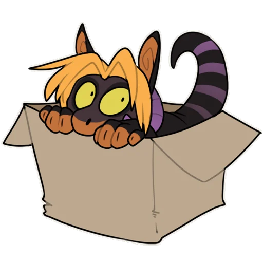 🐱 Стикер «Zazush the dragon» для Telegram
