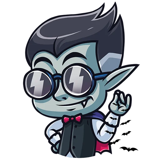 😎 Стикер «Граф Дракула» для Telegram