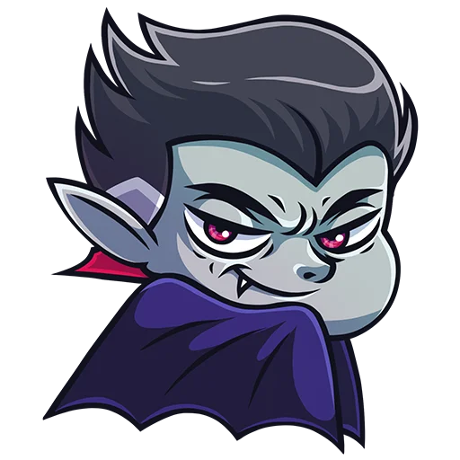 😈 Стикер «Граф Дракула» для Telegram