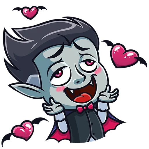 🥰 Стикер «Граф Дракула» для Telegram