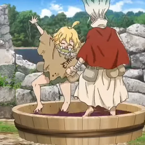🍃 Стикер «Dr Stone» для Telegram