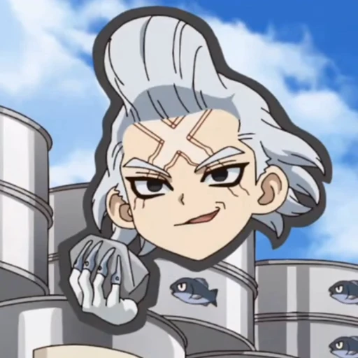 🤩 Стикер «Dr Stone» для Telegram