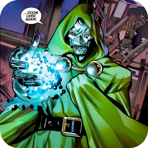 😠 Стикер «Dr Doom» для Telegram