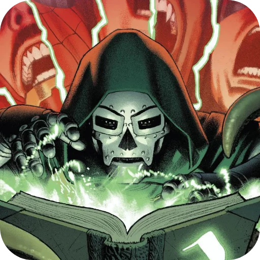 📖 Стикер «Dr Doom» для Telegram