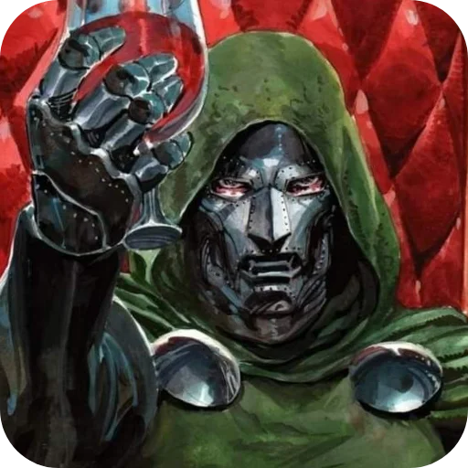 🍷 Стикер «Dr Doom» для Telegram