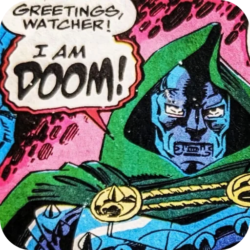 😠 Стикер «Dr Doom» для Telegram