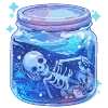💀 Эмодзи «💙 Набор эмоджи со зверьками в банках» для Telegram