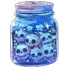💀 Эмодзи «💙 Набор эмоджи со зверьками в банках» для Telegram
