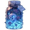 💀 Эмодзи «💙 Набор эмоджи со зверьками в банках» для Telegram