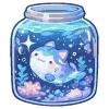 🐱 Эмодзи «💙 Набор эмоджи со зверьками в банках» для Telegram