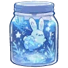 🐰 Эмодзи «💙 Набор эмоджи со зверьками в банках» для Telegram