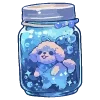 🐩 Эмодзи «💙 Набор эмоджи со зверьками в банках» для Telegram