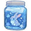 🐰 Эмодзи «💙 Набор эмоджи со зверьками в банках» для Telegram