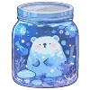 🐻 Эмодзи «💙 Набор эмоджи со зверьками в банках» для Telegram